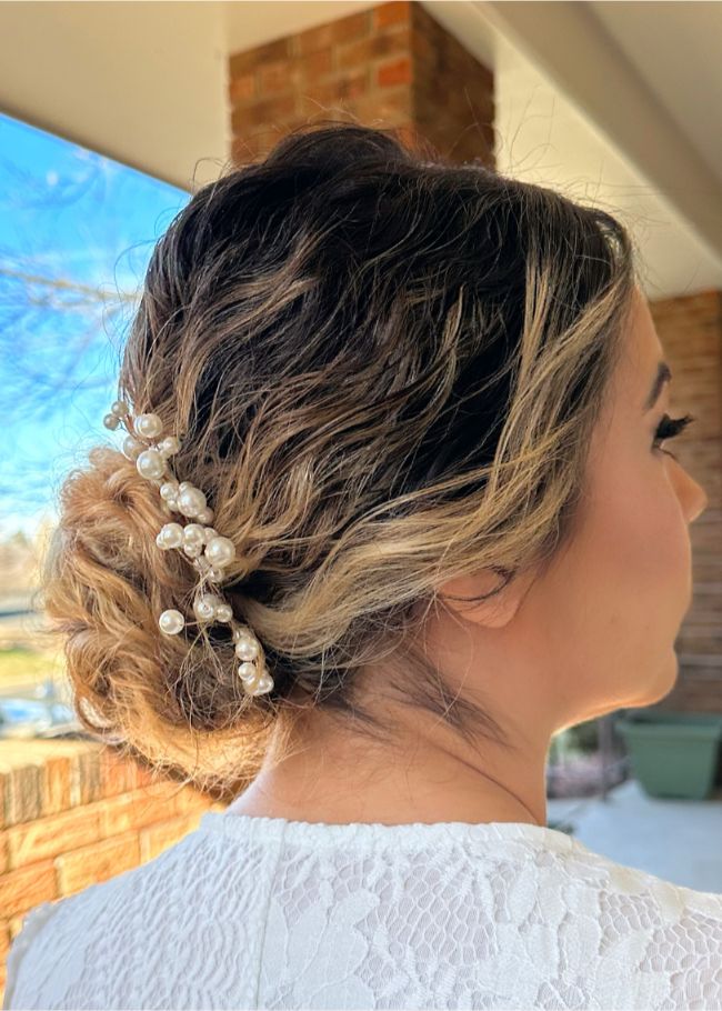 Denver bridal hair stylist